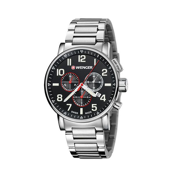 WENGER MENS WATCH ATTITUDE CHRONO 01.0343.105